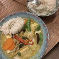 Green curry & jasmine rice | September ‘25  at Rosa's Thai Cafe in Cardiff