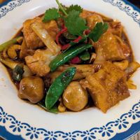 Pad Metmamuang - cashew stir fry at Rosa's Thai Cafe in Cardiff