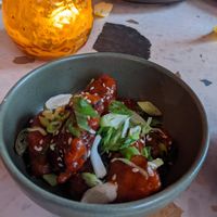 Korean fried not chicken at August House in Glasgow