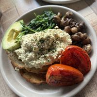 Vegan brekkie   at Salty Joe's in Huskisson