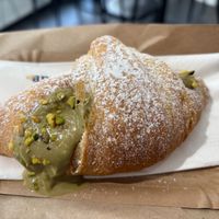 Vegan pistachio croissant at Grey Kaffee in Vienna