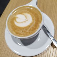 Expensive-st with the alternative milk, good though at Grey Kaffee in Vienna