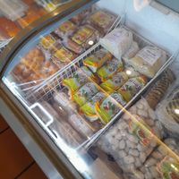 Products in the frozen section at An Buffet Chay - Ăn Chay Vì Sức Khoẻ in Vung Tau