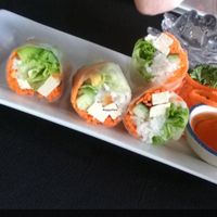 salad rolls  at Ban Chok Dee in Langley
