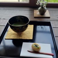Matcha and sweets at Tea Shop Yūhi - ティーショップ夕日 in Hokkaido