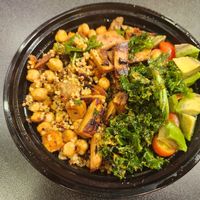 Korean Quinoa Bowl at Iconic Vegan Cafe in Dallas