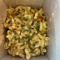 Mac n cheese  at Iconic Vegan Cafe in Dallas