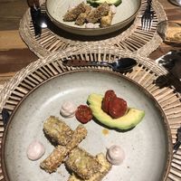 Tempeh  at il Brucaliffo Cucina in Castiglione Dorcia