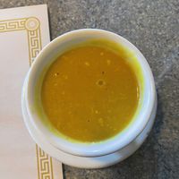 (free!) lentil soup   at Himalayan Cuisine in La Mesa