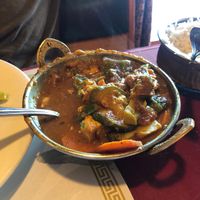 Vegetable curry! Comes with a side of rice at Himalayan Cuisine in La Mesa