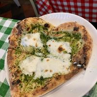 Garlic bread with vegan cheese. Didn’t taste very garlicky.  at Pizza Pilgrims in Nottingham