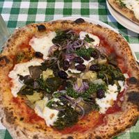 Pizza and love pizza.  at Pizza Pilgrims in Nottingham