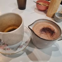 Mocha with option for plant milk at The Hardware Société in Melbourne