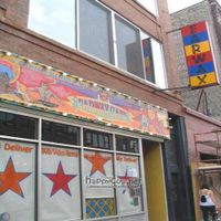 signs in front at Earwax in Chicago