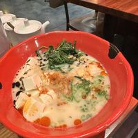 Spicy Creamy Vegan Ramen  at JINYA Ramen Bar - 2nd and PCH in Long Beach