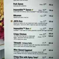 Appetizers   at JINYA Ramen Bar - 2nd and PCH in Long Beach