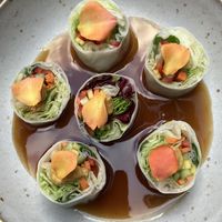 Vegetable spring rolls  at Window To Asia in Funchal