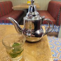 Fresh Rose Mint Tea at Comptoir Libanais in Ellesmere Port