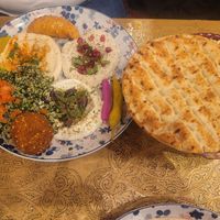 Mezze Platter for One (Vegetarian) at Comptoir Libanais in Ellesmere Port