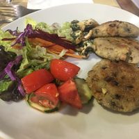 Tortitas de quinoa….. están especiales.  at SAÓ in Elche