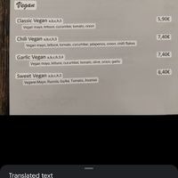 English translation at Baguetteschmiede in Geilenkirchen