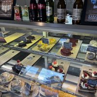 Uppest shelf is vegan  at Café Zorn in Mora