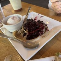 Vegan blueberry pie   at Skinny Pancake in Montpelier