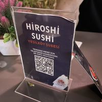   at Hiroshi Sushi in Istanbul