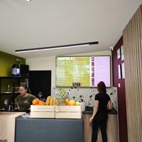 Inside at Tuti Fruti Bar in Nis