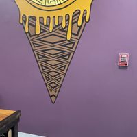Wall art  at Plant Love Ice Cream  in Gulfport