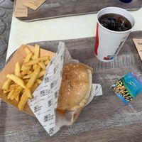 Hamburguesa vegana at PortAventura World in Tarragona