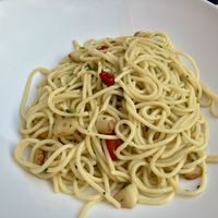 Spaghetti aglio e olio  at Italia Ristorante Pizzeria in Bremen