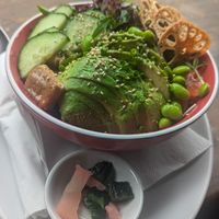 Teriyaki tofu don at Cafe Inu in Carrington