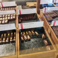 Vegan pralines at Laurent Gerbaud Chocolatier in Brussels