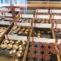 Vegan chocolates at Laurent Gerbaud Chocolatier in Brussels