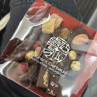 every vegan praline  at Laurent Gerbaud Chocolatier in Brussels