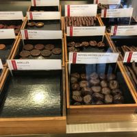 some vegan options  at Laurent Gerbaud Chocolatier in Brussels