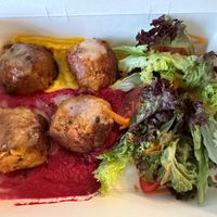 Not the biggest fan of the Köfte as they are quite sweet  at Vegan House - Bukit Damansara in Kuala Lumpur