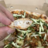 This is a cross section of the edge.  at Vegan House - Bukit Damansara in Kuala Lumpur