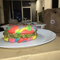 rainbow bagel 2   at Vegan House - Bukit Damansara in Kuala Lumpur