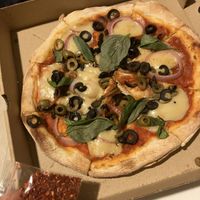 another pizza (this time they were delivering again!)  at Vegan House - Bukit Damansara in Kuala Lumpur