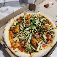 Asian pizza at Vegan House - Bukit Damansara in Kuala Lumpur
