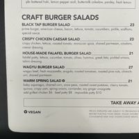 Carta marcada  at Black Tap in Central Singapore