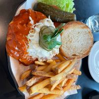 Portobello sandwich  at Black Tap in Central Singapore