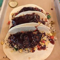 Vegan tacos at Three Tails Brewery in Mudgee