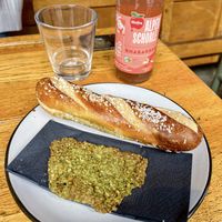 Coconut Pandan biscuit and Laugenstange  at A Little Lost in Munich