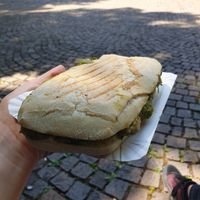 Avocado sandwich at A Little Lost in Munich