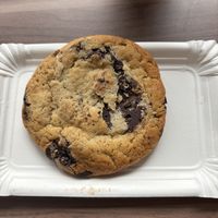 Chocolate chip cookie (fresh and delicious)  at A Little Lost in Munich