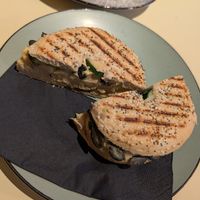 Hummus Bagel at A Little Lost in Munich