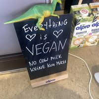 Vegan Signage - YES!!! More of THIS!!!  at A Little Lost in Munich